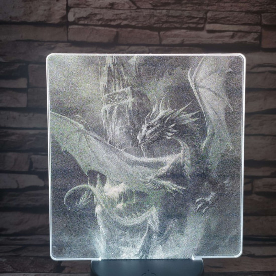 Repülő Sárkány 7 színű valósághű 3D led lámpa