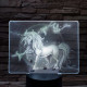 Unikornis 7 színű valósághű 3D led lámpa