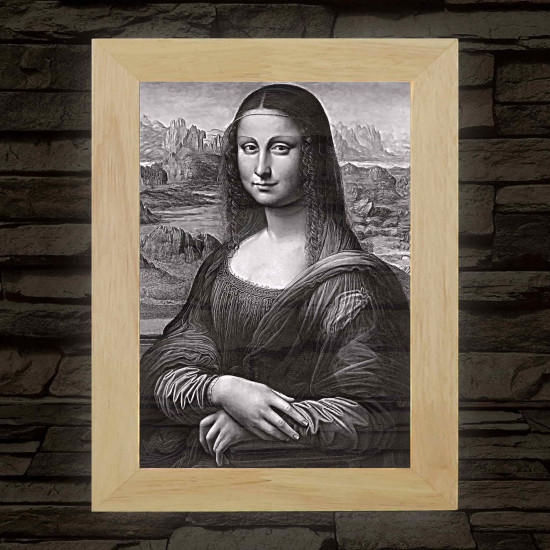 Mona Lisa – fakeretes, színváltós LED világítókép