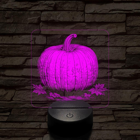 Óriástök 7 színű valósághű 3D led lámpa