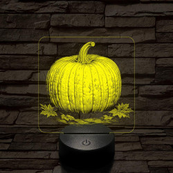 Óriástök 7 színű valósághű 3D led lámpa