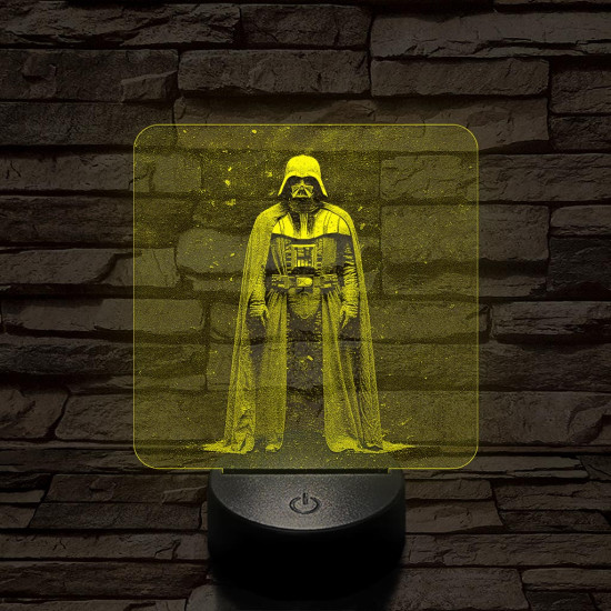 Vader Nagyúr 7 színű valósághű 3D led lámpa