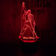 Freddie Mercury 7 színű 3D led lámpa