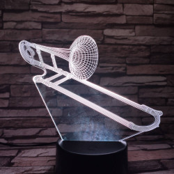 Harsona 7 színű 3D led lámpa