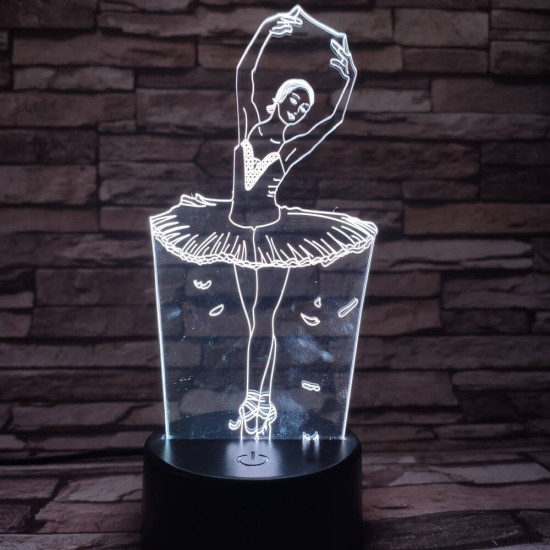 Balerina 3D led lámpa