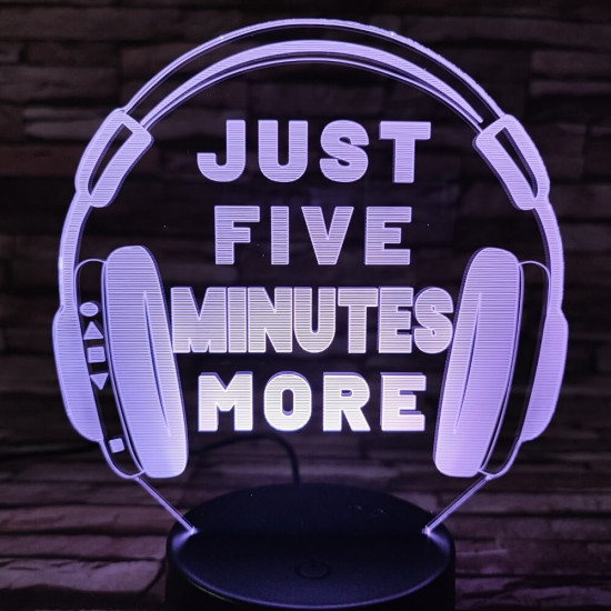 Fejhallgató Gamer 2 7 színű 3D led lámpa