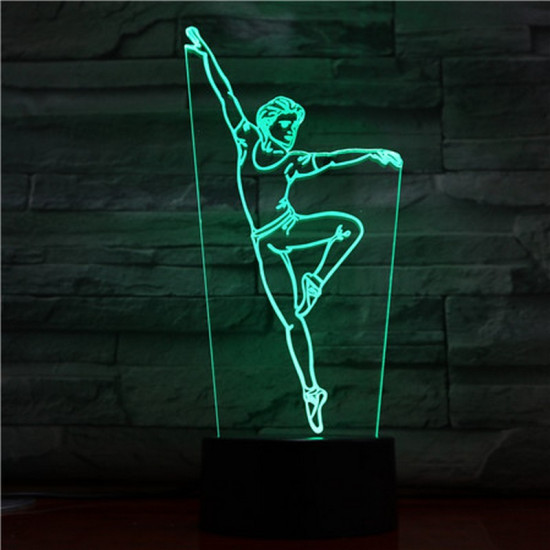 Balett Táncos 3D led lámpa