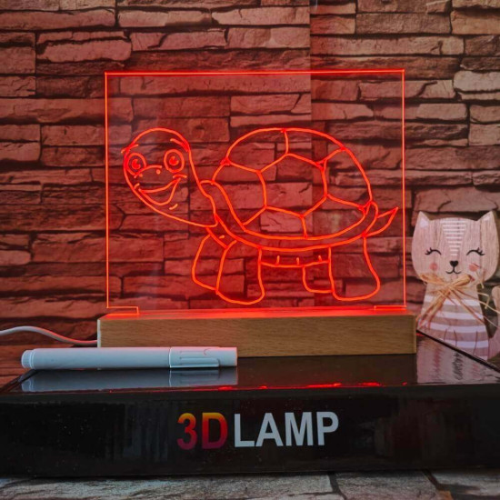 Rajzolható gyerekeknek 23*23 cm LED tábla