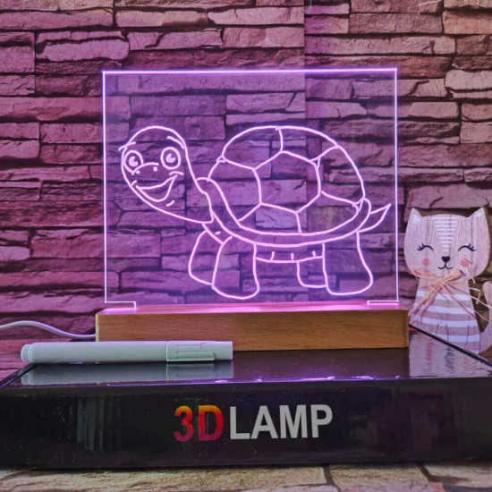 Rajzolható gyerekeknek 23*23 cm LED tábla