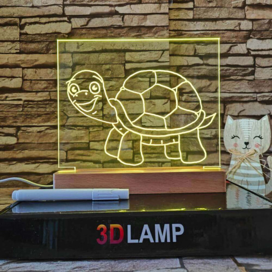 Rajzolható gyerekeknek 23*23 cm LED tábla