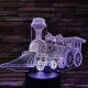 Vonat 4 3D led lámpa