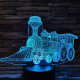 Vonat 4 3D led lámpa