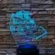 Bobcat markoló 7 színű 3D led lámpa