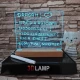 Írható, Üzenő, Rajzolható 16*20 cm LED tábla