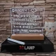 Írható, Üzenő, Rajzolható 16*20 cm LED tábla