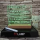Írható, Üzenő, Rajzolható 23*23 cm LED tábla