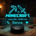 Minecraft 3d lámpák