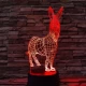 Csacsi 7 színű 3D led lámpa