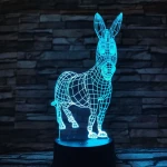 Csacsi 7 színű 3D led lámpa
