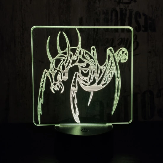 Hangya 7 színű 3D led lámpa