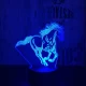 Vágtázó Ló 2 3D led lámpa