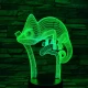 Kaméleon 7 színű 3D led lámpa