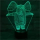 Bébi Elefánt 7 színű 3D led lámpa