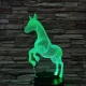 Ágaskodó Ló 3D led lámpa