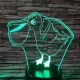 Pelikán 7 színű 3D led lámpa