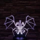Háromfejű sárkány 7 színű 3D led lámpa