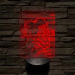 Hasznos Egyedi Ajándék Anyák Napjára 7 színű 3D led lámpa