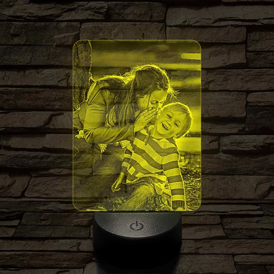 Hasznos Egyedi Ajándék Anyák Napjára 7 színű 3D led lámpa
