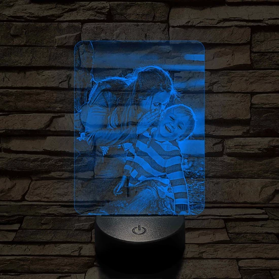 Hasznos Egyedi Ajándék Anyák Napjára 7 színű 3D led lámpa