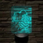 Hasznos Egyedi Ajándék Anyák Napjára 7 színű 3D led lámpa