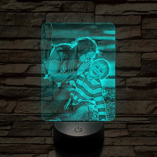 Hasznos Egyedi Ajándék Anyák Napjára 7 színű 3D led lámpa
