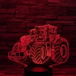 John Deere Traktor 7 színű 3D led lámpa