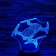 Drón 7 színű 3D led lámpa
