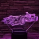Forma1 3D led lámpa