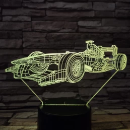 Forma1 3D led lámpa