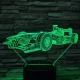 Forma1 3D led lámpa