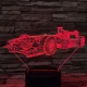 Forma1 3D led lámpa