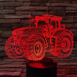 Traktor 6 3D led lámpa