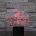 Motor 2 3D led lámpa