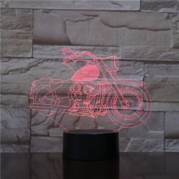 Motor 2 3D led lámpa