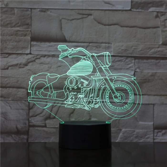 Motor 2 3D led lámpa
