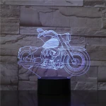 Motor 2 3D led lámpa