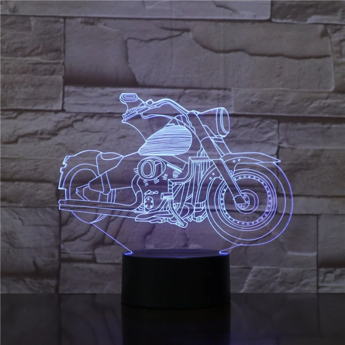 Motor 2 3D led lámpa