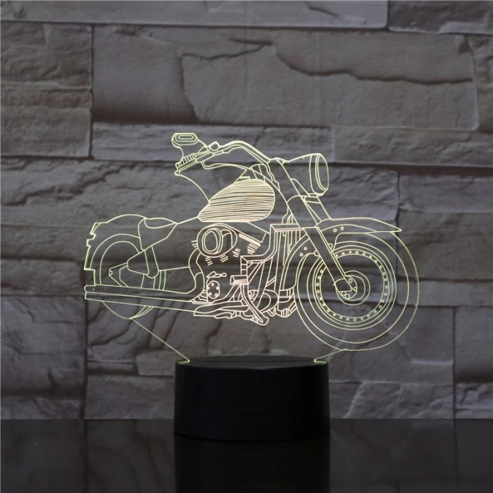 Motor 2 3D led lámpa