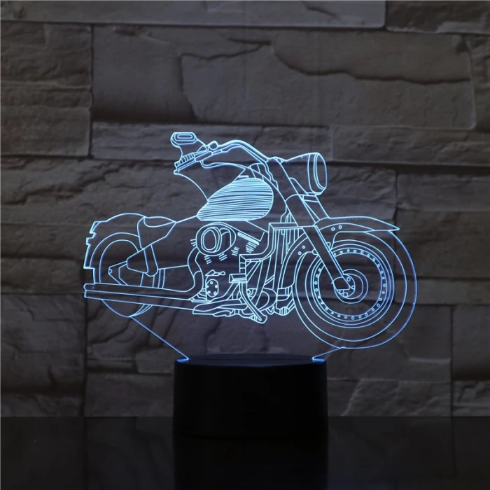 Motor 2 3D led lámpa