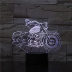 Motor 2 3D led lámpa